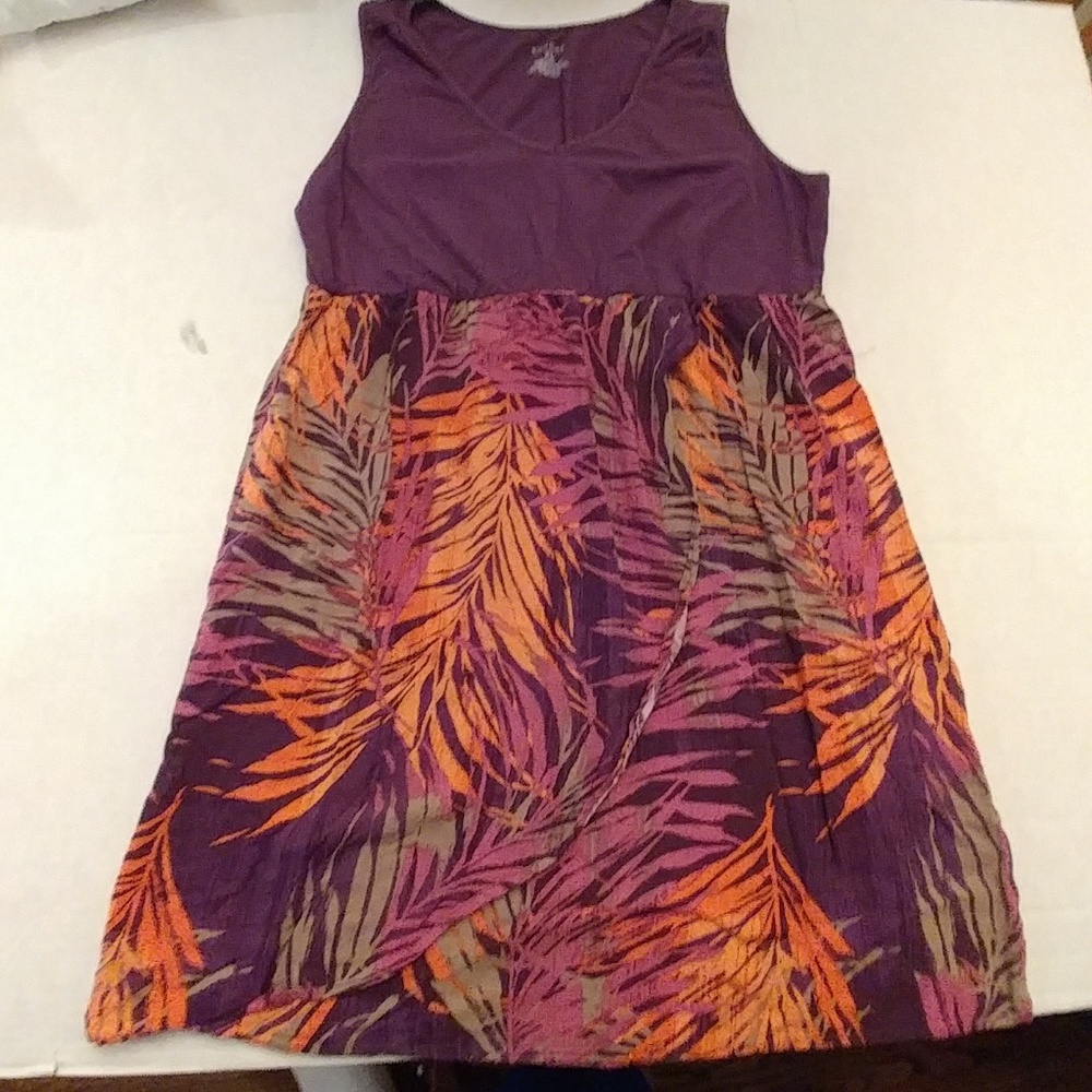 Sonoma Purple Short Sleeveless Dress